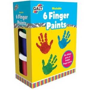 Set di Colori a Dita Lavabili Galt - 6 pz Set di Colori a Dita Lavabili Galt - 6 pz