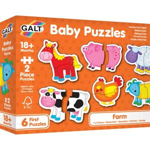 Galt Spielzeug 1003028 Puzzle - Bauernhoftiere, 2 Stück Galt Spielzeug 1003028 Puzzle - Bauernhoftiere, 2 Stück