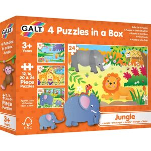 Galt Speelgoed 1005071 Puzzel - Jungle Dieren 12 stuks Galt Speelgoed 1005071 Puzzel - Jungle Dieren 12 stuks