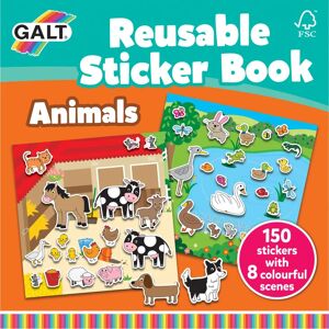 Galt Kids' Stickers - Reusable Sticker Book Animals Galt Kids' Stickers - Reusable Sticker Book Animals