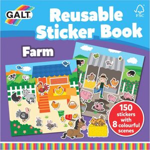 Galt Kids' Stickers - Reusable Farm Animals Book Galt Kids' Stickers - Reusable Farm Animals Book