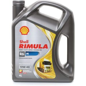 Shell Shell Rimula R6 M 10W-40 Huile moteur - Diesel, Protection longue durée - Publicité Shell Shell Rimula R6 M 10W-40 Huile moteur - Diesel, Protection longue durée - Publicité