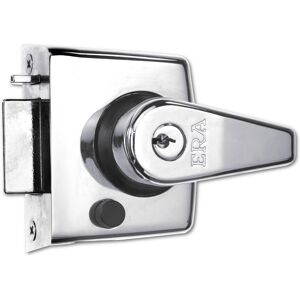 ERA - Double Locking Nightlatch - 40mm Backset - Polished Chrome ERA - Double Locking Nightlatch - 40mm Backset - Polished Chrome