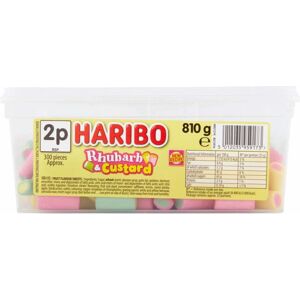 Haribo Rhubarb Model - Rhubarb & Custard Tub 810g - Sweets Haribo Rhubarb Model - Rhubarb & Custard Tub 810g - Sweets