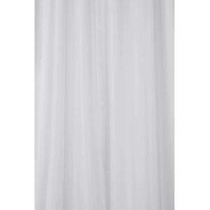 Croydex White Water-Resistant Textile Shower Curtain - Shower Curtain Croydex White Water-Resistant Textile Shower Curtain - Shower Curtain