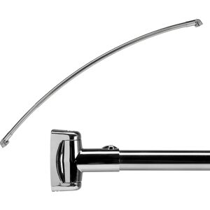 Croydex Stainless Steel Premium Extendable Curved Tension Rod - Shower Curtain Accessory Croydex Stainless Steel Premium Extendable Curved Tension Rod - Shower Curtain Accessory