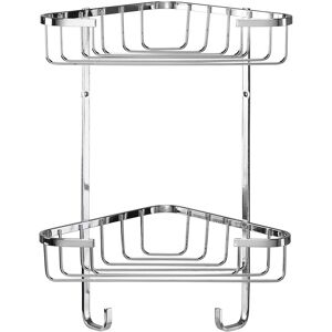 Croydex - Two Tier Corner Basket - Medium - Shower Caddy Croydex - Two Tier Corner Basket - Medium - Shower Caddy