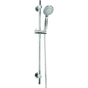 Croydex Chrome 5-Function Shower Set - Adjustable Riser Rail Croydex Chrome 5-Function Shower Set - Adjustable Riser Rail