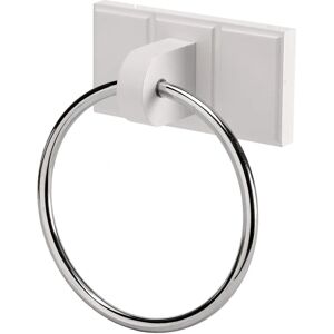 Croydex Portland Towel Ring White Pine Chrome Plated Ring - Towel Ring Croydex Portland Towel Ring White Pine Chrome Plated Ring - Towel Ring