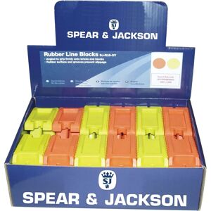 Spear and Jackson SJ-Rlb-OY Doboz 24 Narancs/Sárga gumi blokkok Spear and Jackson SJ-Rlb-OY Doboz 24 Narancs/Sárga gumi blokkok