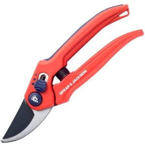 Spear & Jackson Adjustable Bypass Secateurs - Red/Blue Spear & Jackson Adjustable Bypass Secateurs - Red/Blue
