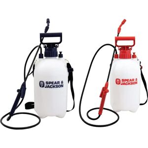 Spear & Jackson Pump Action Pressure Sprayer - Twin Pack - Pressure Sprayer Spear & Jackson Pump Action Pressure Sprayer - Twin Pack - Pressure Sprayer