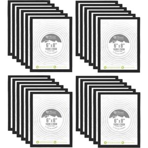 Anker Black Styrene 6" X 8" Photo Frame - Wall Hang Portrait Poster Anker Black Styrene 6" X 8" Photo Frame - Wall Hang Portrait Poster