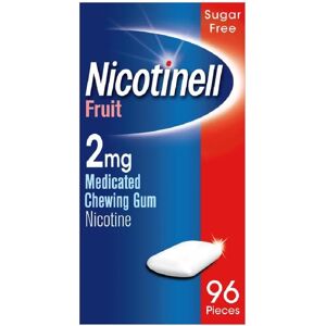 Nicotine Fruit Chewing Gum - 96 pcs - Regular - Sugar Free Nicotine Fruit Chewing Gum - 96 pcs - Regular - Sugar Free
