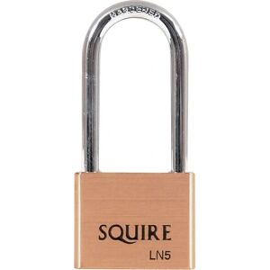 Squire LN5/2.5 Lion Brass Padlock - 50-65mm Shackle Squire LN5/2.5 Lion Brass Padlock - 50-65mm Shackle