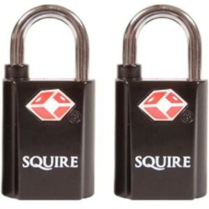 Squire Cadenas Approuvés TSA Pack Double - Lock de Bagage - Publicité Squire Cadenas Approuvés TSA Pack Double - Lock de Bagage - Publicité