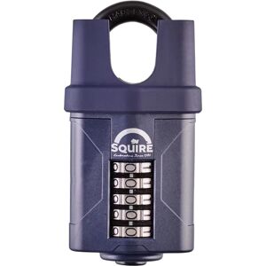 Squire CP60 Combination Padlock - 5-Wheel, 60mm, Blue - Padlock Squire CP60 Combination Padlock - 5-Wheel, 60mm, Blue - Padlock