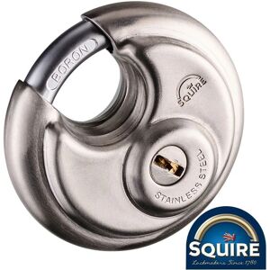 Squire Stainless Steel Disc Padlock - High Security Keyed Alike - 70mm Squire Stainless Steel Disc Padlock - High Security Keyed Alike - 70mm