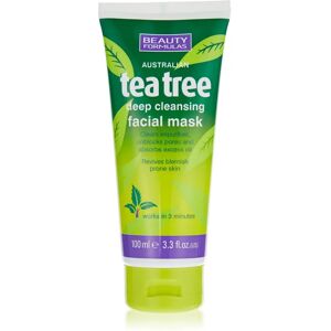 Beauty Formulas Maszke z Drzewa Herbacianego - Głęboko Oczyszczająca Maskara z Drzewa Herbacianego Beauty Formulas Maszke z Drzewa Herbacianego - Głęboko Oczyszczająca Maskara z Drzewa Herbacianego