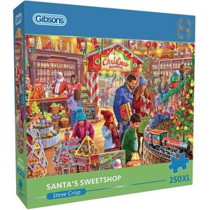 Gibsons Santa's Sweetshop XL Jigsaw Puzzle - Christmas Fun Gibsons Santa's Sweetshop XL Jigsaw Puzzle - Christmas Fun
