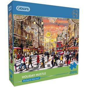Gibsons Holiday Hustle - XL Large Puzzle - 250 Pieces - Jigsaw Puzzle Gibsons Holiday Hustle - XL Large Puzzle - 250 Pieces - Jigsaw Puzzle