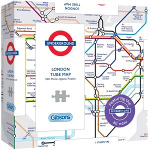 Gibsons London Underground Map Gift Collection - 500 Pieces Gibsons London Underground Map Gift Collection - 500 Pieces