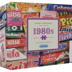 Gibsons Sweet Memories of the 1980s - Puzzle - 500 Pieces Gibsons Sweet Memories of the 1980s - Puzzle - 500 Pieces