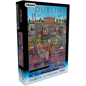 Gibsons Dublin Cityscape Jigsaw Puzzle - 500 Pieces Gibsons Dublin Cityscape Jigsaw Puzzle - 500 Pieces