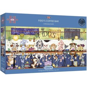 Gibsons Fido's Coffee Bar 636-teilige Puzzle - Puzzlespiel Gibsons Fido's Coffee Bar 636-teilige Puzzle - Puzzlespiel