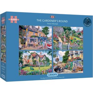 Gibsons The Gardener's Round Jigsaw Puzzle - 4 x 500 pieces Gibsons The Gardener's Round Jigsaw Puzzle - 4 x 500 pieces
