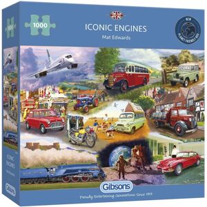 Gibsons Ikonische Motoren 1000 Teile Puzzle - Puzzle Gibsons Ikonische Motoren 1000 Teile Puzzle - Puzzle