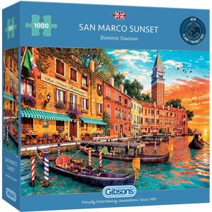 Gibsons San Marco Sonnenuntergang 1000-Teile Puzzle - Puzzlespiel Gibsons San Marco Sonnenuntergang 1000-Teile Puzzle - Puzzlespiel