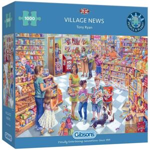 Gibsons Village News 1000 Piece Jigsaw Puzzle - Puzzle Gibsons Village News 1000 Piece Jigsaw Puzzle - Puzzle