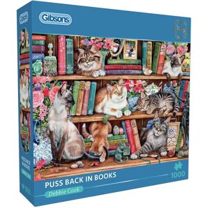 Gibsons Brand Puss Back in Books 1000 Pieces Puzzle Gibsons Brand Puss Back in Books 1000 Pieces Puzzle
