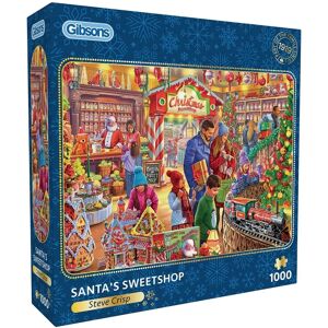 Gibsons Santa's Sweetshop Puzzle - 1000 Pièces - Publicité Gibsons Santa's Sweetshop Puzzle - 1000 Pièces - Publicité