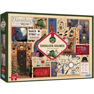 Gibsons Brand Sherlock Holmes 1000 Piece Jigsaw Puzzle - Jigsaw Puzzle Gibsons Brand Sherlock Holmes 1000 Piece Jigsaw Puzzle - Jigsaw Puzzle