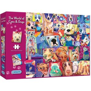 Gibsons De Wereld van Katten & Honden Puzzel (1000 Stukjes) Gibsons De Wereld van Katten & Honden Puzzel (1000 Stukjes)