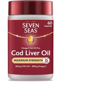 Seven Seas Omega 3 Fish Oil Capsules - Support Heart & Brain Seven Seas Omega 3 Fish Oil Capsules - Support Heart & Brain