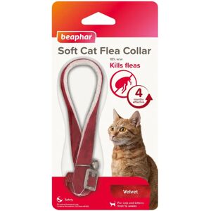 Beaphar Velvet Cat Flea Collar - Reflective, Velvet & Sparkle Beaphar Velvet Cat Flea Collar - Reflective, Velvet & Sparkle