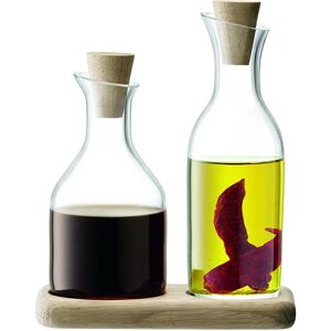 LSA International - Serve Oil & Vinegar Set - Clear/Natural LSA International - Serve Oil & Vinegar Set - Clear/Natural