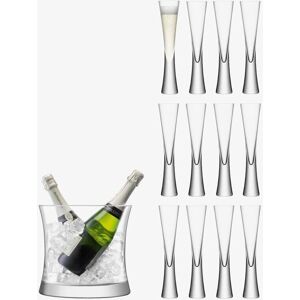 LSA International Moya Flutes & Champagne Bucket - Serving Set LSA International Moya Flutes & Champagne Bucket - Serving Set
