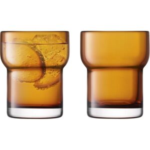 LSA International Utility Blown Glass Tumbler - Set of 2 - Amber LSA International Utility Blown Glass Tumbler - Set of 2 - Amber