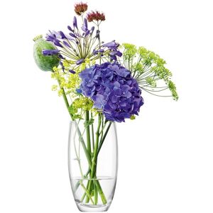 LSA International Flower Barrel Vase - H20cm - Clear LSA International Flower Barrel Vase - H20cm - Clear