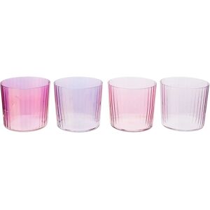 LSA International Gems Tumbler - Set of 4 - 310ml - Pink - Drinkware LSA International Gems Tumbler - Set of 4 - 310ml - Pink - Drinkware