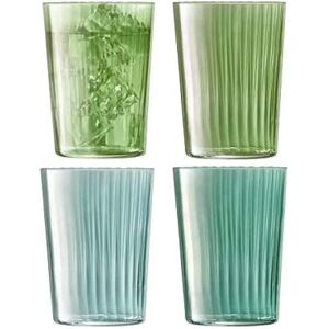 LSA International Jade Gem Tumblers - Set of 4 - 560ml LSA International Jade Gem Tumblers - Set of 4 - 560ml