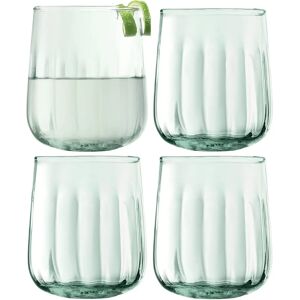 LSA International Mia Recycled Glass Tumblers - Set of 4 - 410ml - Green LSA International Mia Recycled Glass Tumblers - Set of 4 - 410ml - Green