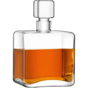 LSA International Cask Whisky Square Decanter - 1L - Clear LSA International Cask Whisky Square Decanter - 1L - Clear