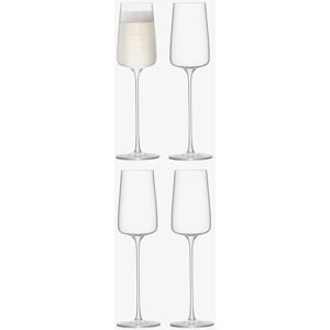 LSA International Metropolitan Champagne Flute - Set of 4 LSA International Metropolitan Champagne Flute - Set of 4