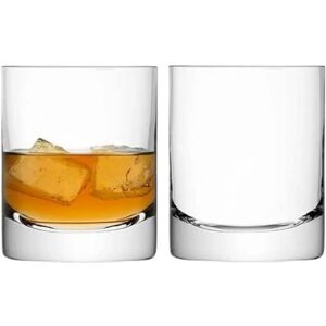 LSA International Bar Glass Tumblers Set - 250ml, Clear LSA International Bar Glass Tumblers Set - 250ml, Clear