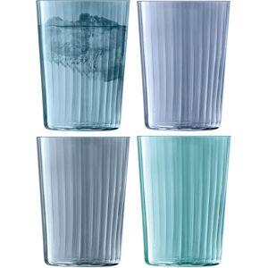 LSA International Gems Highball Glasses - Set of 4 - Sapphire LSA International Gems Highball Glasses - Set of 4 - Sapphire